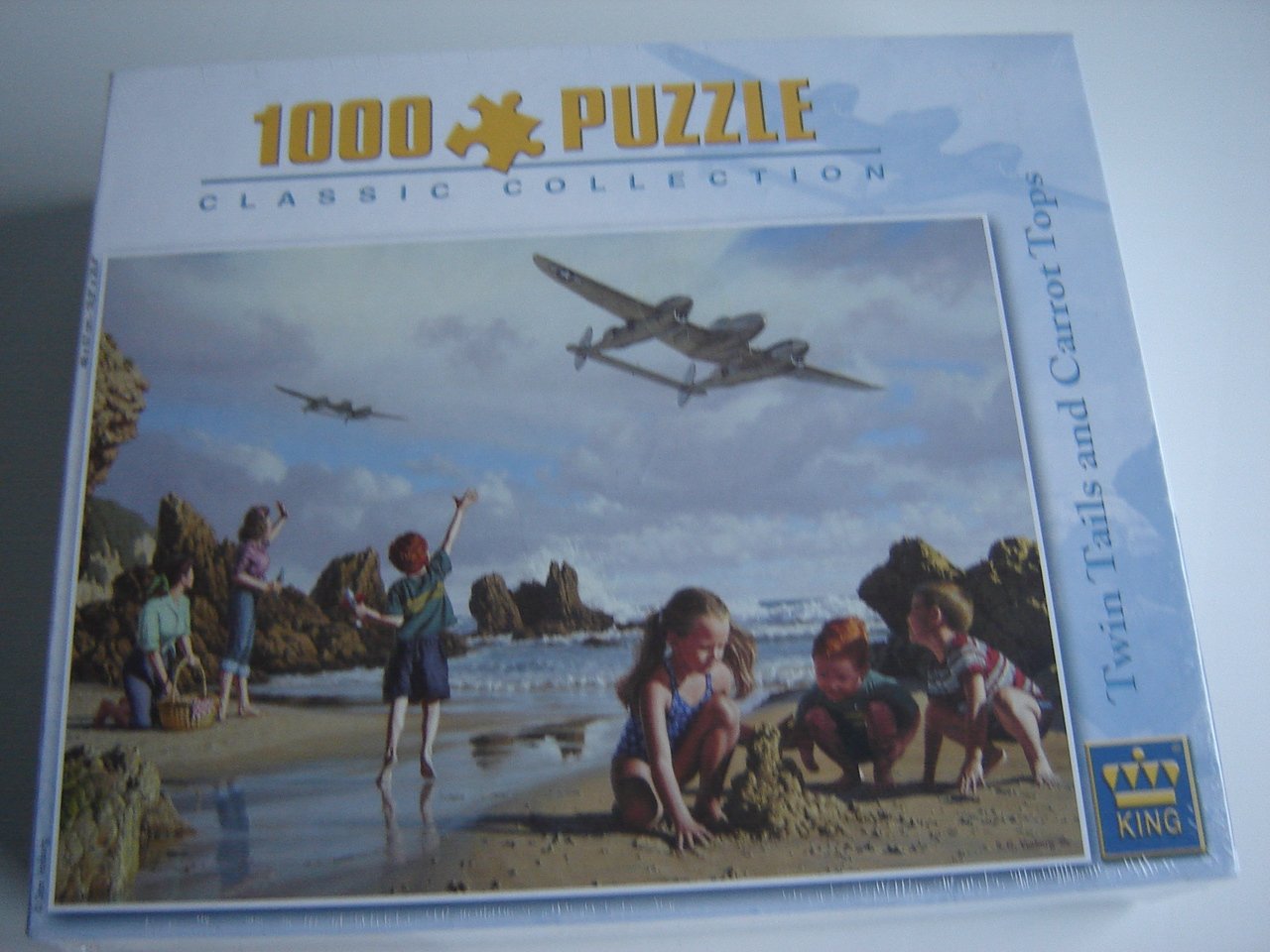 TWIN TAILS AND CARROT TOPS a 1000 piece puzzle