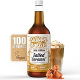 The Skinny Food Co Salted Caramel Syrup Zero Calorie 1L Sugar Free
