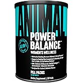Animal Power Balance – Women's Alpha F Comprehensive Formula – Supports Hormonal Balance, Complexion, Hair, Nails, Mood and Stress, Intestinal Health, & Bone and Joint Health – 30 Packs