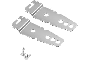 NQEUEPN 2pcs Dishwasher Mounting Bracket for, Under Counter Dishwasher Clips Universal 8269145 Dishwasher Bracket for Granite Countertop with Screws Compatible with GE Samsung