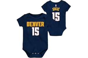 Outerstuff NBA Newborn & Infants 0-24 Official Player Name & Number Jersey Creeper Romper