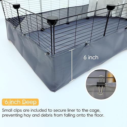 CHEGRON Guinea Pig Cages with Liner 48x24x12inch C&C Small Animal
