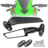 KAIQIVEM Motorcycle Mirrors Stealth Wind Wing Side