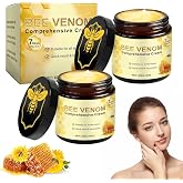 Bee Venom Comprehensive Cream, Professional Hydrating Moisturizing Bee Venom Skin Treatment Cream, Natural Skin Moisturizer Repairing Anti-Wrinkle Suitable for All Skin Types (2PCS)
