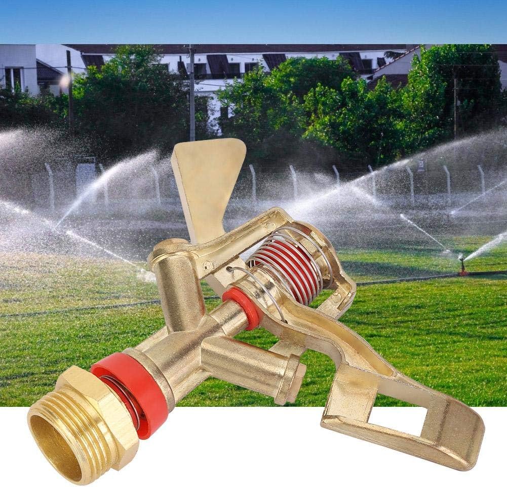 Fdit Rocker Arm Sprinkler G3/4in 25mm Male Thread Zinc Alloy Irrigation Garden Adjustable Rocker Arm Sprinkler Nozzle Spray Head (1PCS) - Image 4