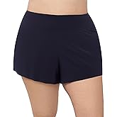 Aqua Green Womens High Waist Beach Swim Short Bottom