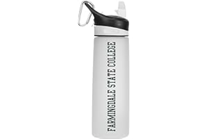 THE FANATIC GROUP SUNY Farmingdale State College Tritan Plastic Frosted Sport Bottle, Design-1 - White