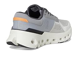On Men's Cloudrunner 2 Sneaker, Wolf/Ivory, 10