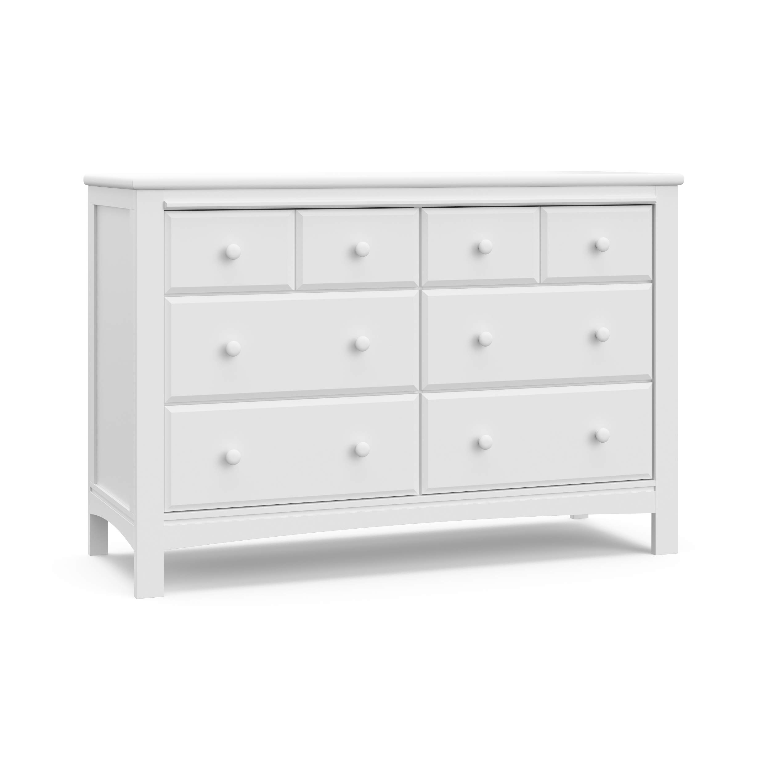 Photo 1 of (box 2/2)
Graco Benton 6 Drawer Double Dresser (White) – Easy New Assembly Process, Universal Design, Durable Steel Hardware and Euro-Glide Drawers with Safety Stops, Coordinates with Any Nursery