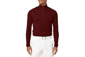 Cutter & Buck Men's Drytec UPF 50+ Cotton Advantage Zip Mock Pullover