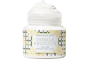 Beekman 1802 Whipped Body Cream – Moisturizes & Softens Skin with Goat Milk, Mango Seed Butter & Vitamin E – 8 oz – Vanilla Absolute