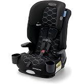 Graco Nautilus 2.0 LX 3-in-1 Convertible Car Seat, Hex | 3 Modes of Use: Forward-Facing Harness and Highback &amp; Backless Booster; Adjustable Headrest &amp; Harness, Steel-Reinforced