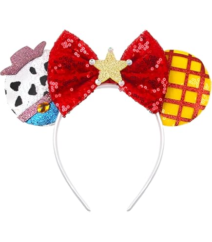 Halloween Maleficent Headband, Purple Minnie Ears Headband, Maleficent Inspired Ears, Sparkle Sequin Evil Maleficent Headpiece Woman Fancy Dress Halloween Maleficent Costumes For Adults Kids Y9CSMZFG