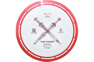 YIKUNDISCS Yikun Professional Disc Golf Twin Swords Tortoise Fruit Line Distance Driver 170-175g Perfect for Outdoor Games and Competition