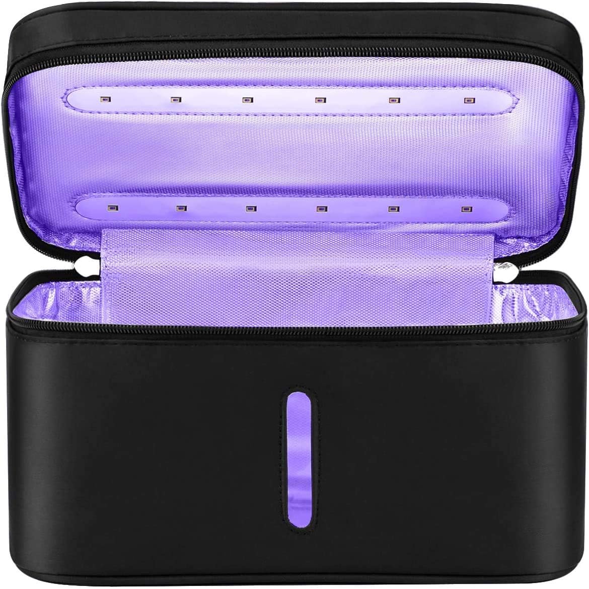 UV Sterilizer Bag Sanitizer Bag Light Disinfection Box for Cell Phone, SUKUOS Portable Sanitizer Storage Bag Kills 99.9% of Mold for Bottle/Underwear/Manicure