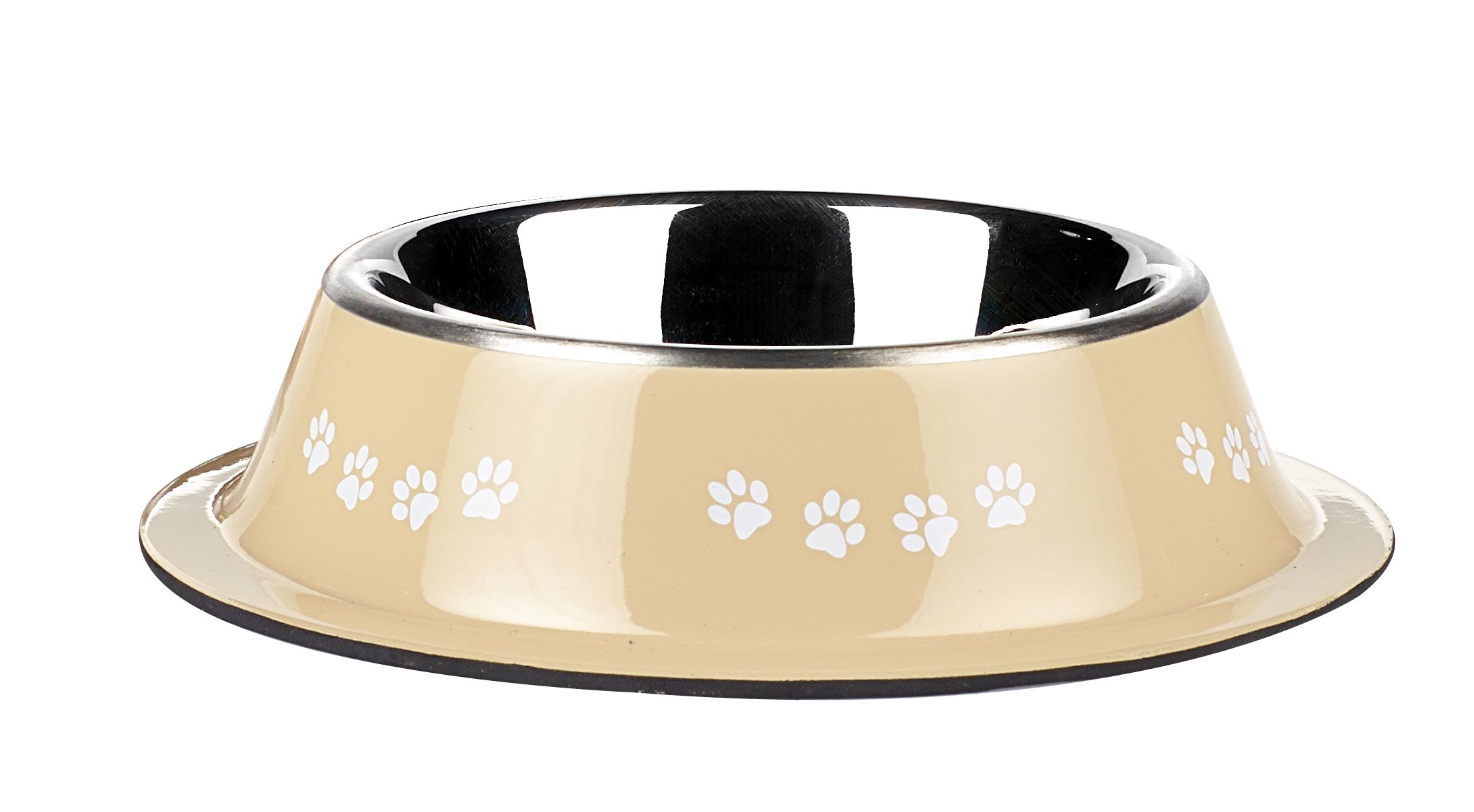 CLASSIC Pet Products Posh Paws Non Tip Dish, 500 ml, Natural