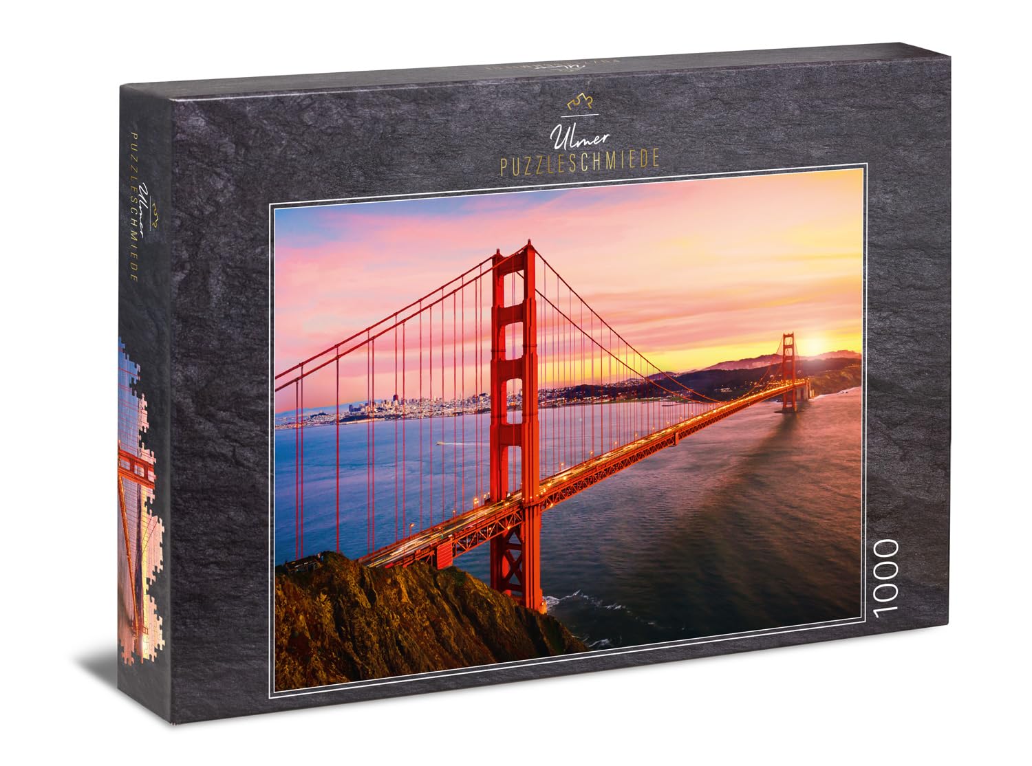 Ulmer Puzzleschmiede - Puzzle "Golden Gate Bridge": 1000 pieces jigsaw puzzle - The bridge over San Francisco Bay - a landmark of the USA