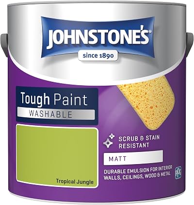 Johnstone's Washable Matt Emulsion Paint Tropical Jungle 2.5L 12m2/L