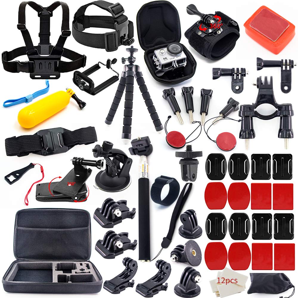 Neewer 16In1 Action Camera Accessory Kit Compatible with GoPro Hero 8 Max 7 6 5 4 Black GoPro