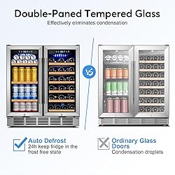 30" Wine and Beverage Refrigerator - Dual Zone Wine