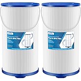 Beckacher FC-2402 Hot Tub Spa Filter, Compatible with Watkins 303279, PFF42TC-P4, 78460, FC-2402, Lifesmart, Freeflow, AquaTerra, Hydromaster, Grandmaster, Simplicity, Bermuda Hot Tub Filters, 2 Pack