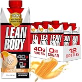 LABRADA Lean Body Ready-to-Drink Orange Creamsicle Protein Shake, 40g Protein, Whey Blend, 0 Sugar, Gluten Free, 22 Vitamins &amp; Minerals, 17 Fl Oz (Pack of 12)