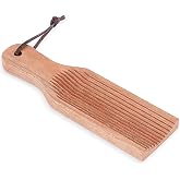 NEYZIG Gnocchi Board Wood Pasta Board Paddle Homemade Gnocchi Maker | Easy to Use and Clean Pasta Making Tools for Home Kitchen Cooking
