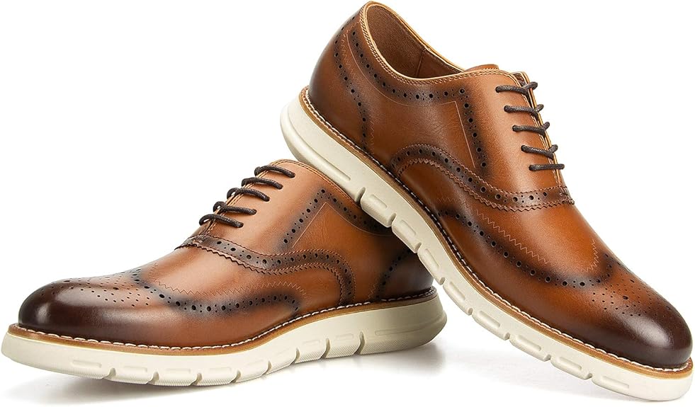 MEIJIANA Men Oxfords Shoes Casual Dress Shoes for Men Lightweight Lace