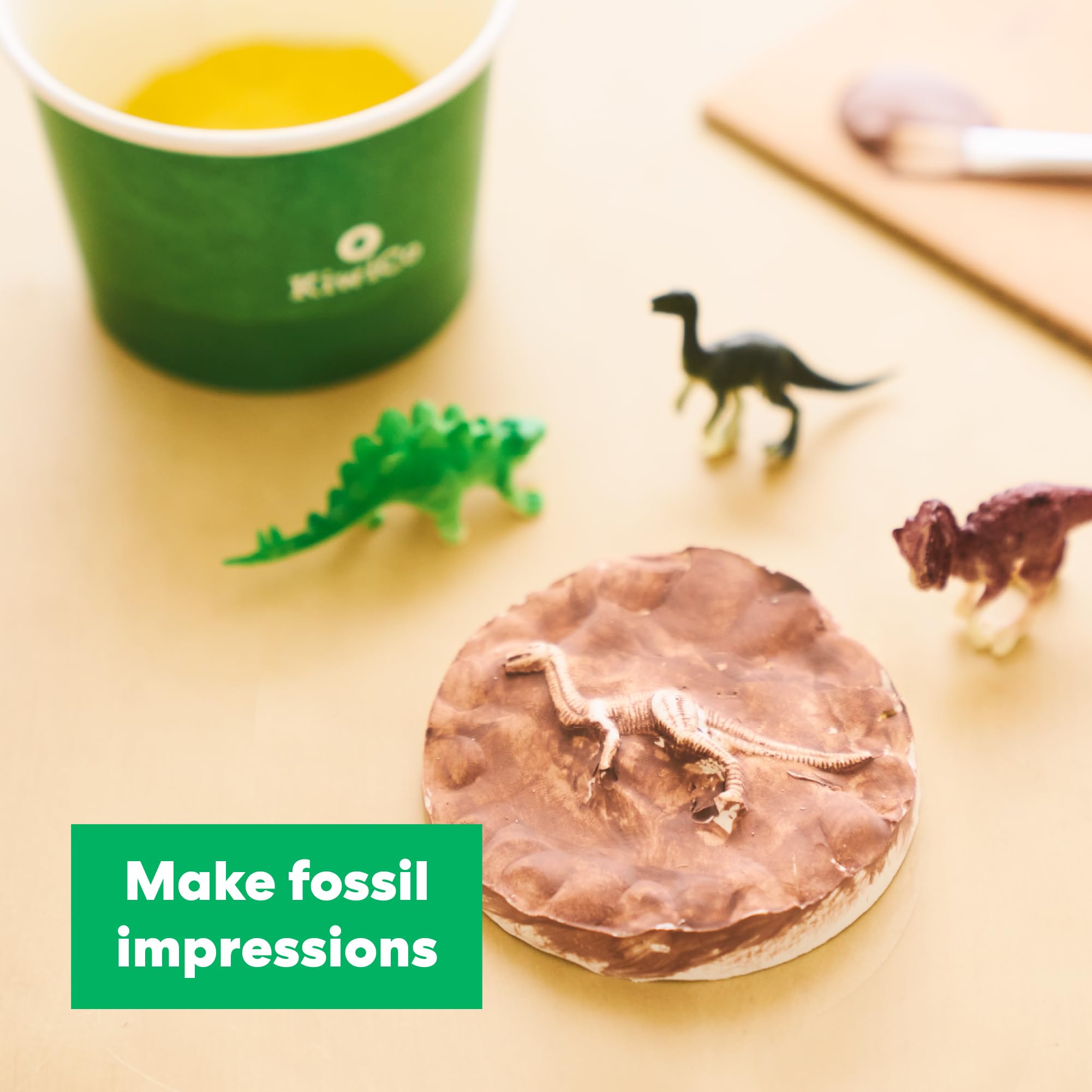 KiwiCo Dinosaur Fossil Dig Kit for Kids Age 6+ | Excavate & Build Skeleton, Make Fossil Impressions | STEM Paleontology Science Kit with Dinosaur Facts Poster