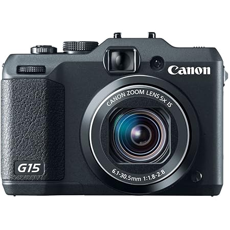 'Canon PowerShot G15 Kamera Compact 12.1 MP 1/1.7 CMOS 4000 x 3000pixels schwarz – Digitalkameras (12.1 MP, 4000 x 3000 Pixel