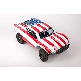 SummitLink Compatible Custom Body Flag Star Style Replacement for 1/10 Scale RC Car or Truck (Truck not Included) SS-FS-01