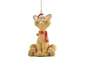 JFSM INC. Orange Cat Christmas Ornament - Ornament for Christmas Tree - Festive Holiday Ornament
