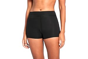 RELLECIGA Women's High Waisted Board Shorts Boyshorts Swim Bottoms Swim Shorts Women