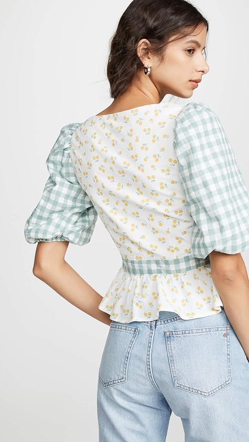 english factory peplum top