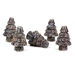 Keleny Natural Llanite Carved Decor Tree Gemstones
