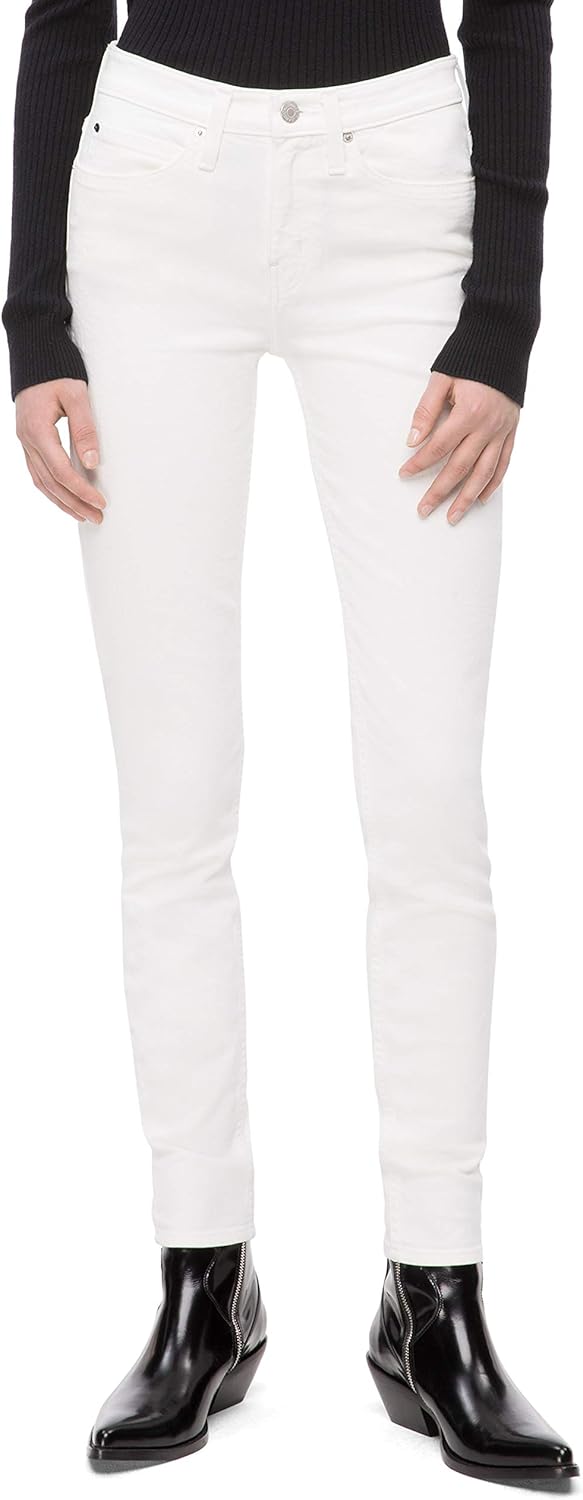 calvin klein white skinny jeans