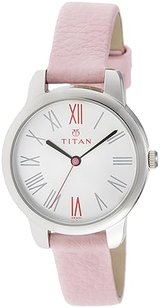 Titan Youth Analog White Dial Women's Watch -NK2481SL01