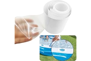 Kaiheng Clear Inflatable Patch Repair Kit, 7ft x 3.15 in Waterproof TPU Pool Repair Tape, Pool Repair Patches, for Air Mattress, Bounce House, Pool Floats, Inflatable Toys, Tent, Swimming Ring