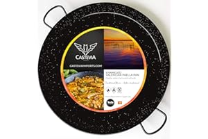 Vaello Campos La Valenciana 38cm Enamelled Steel Paella Pan