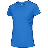 MAGCOMSEN Women's Short Sleeve T-Shirts UPF 50+ Sun Protection Quick Dry Athletic Running Workout Rash Guard Tops