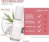 PODERM Nail Polish Tea Tree Pearl White 8ML Podiatrist Formula view 4