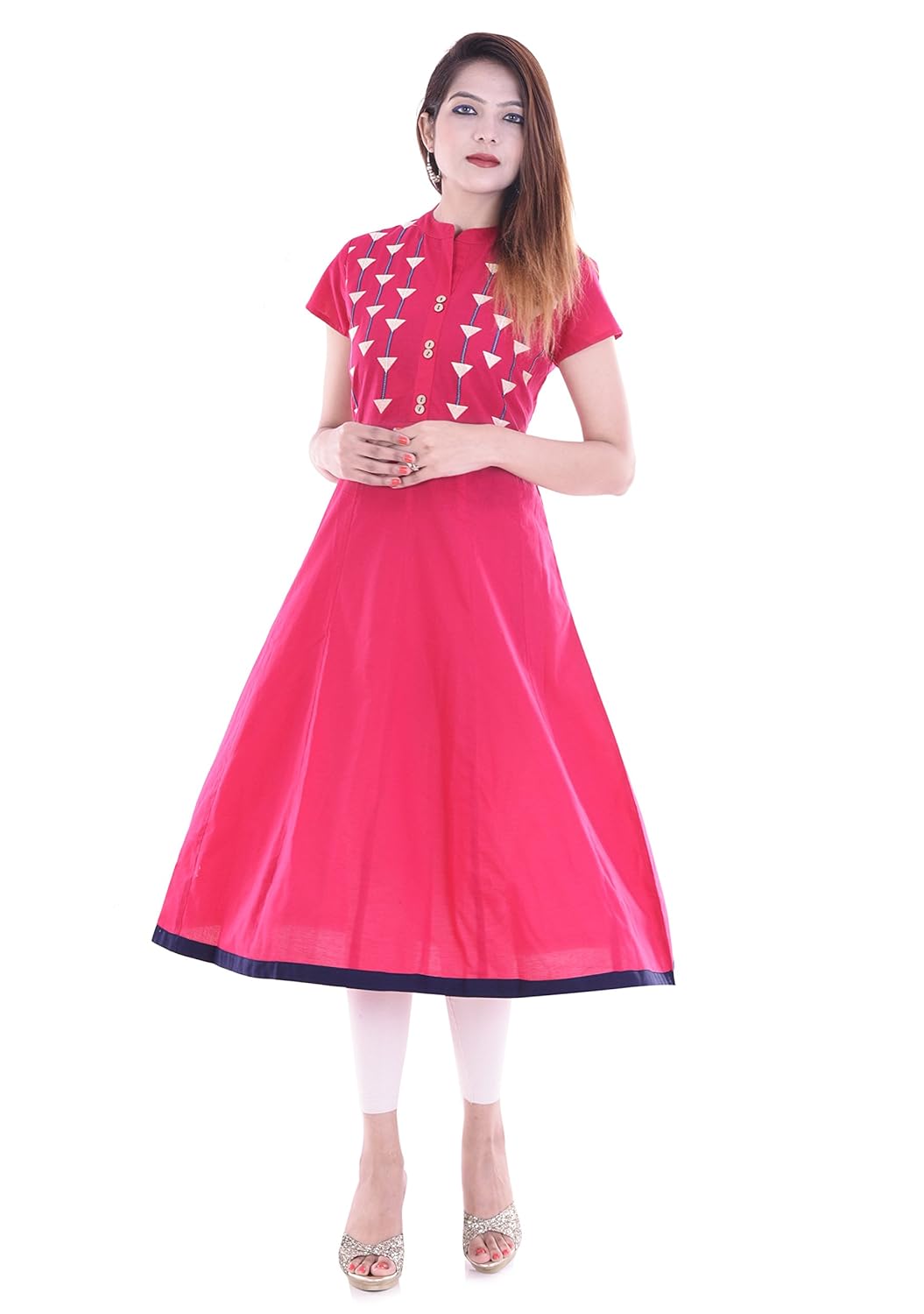 rajmandirfabrics women's cotton a-line kurti