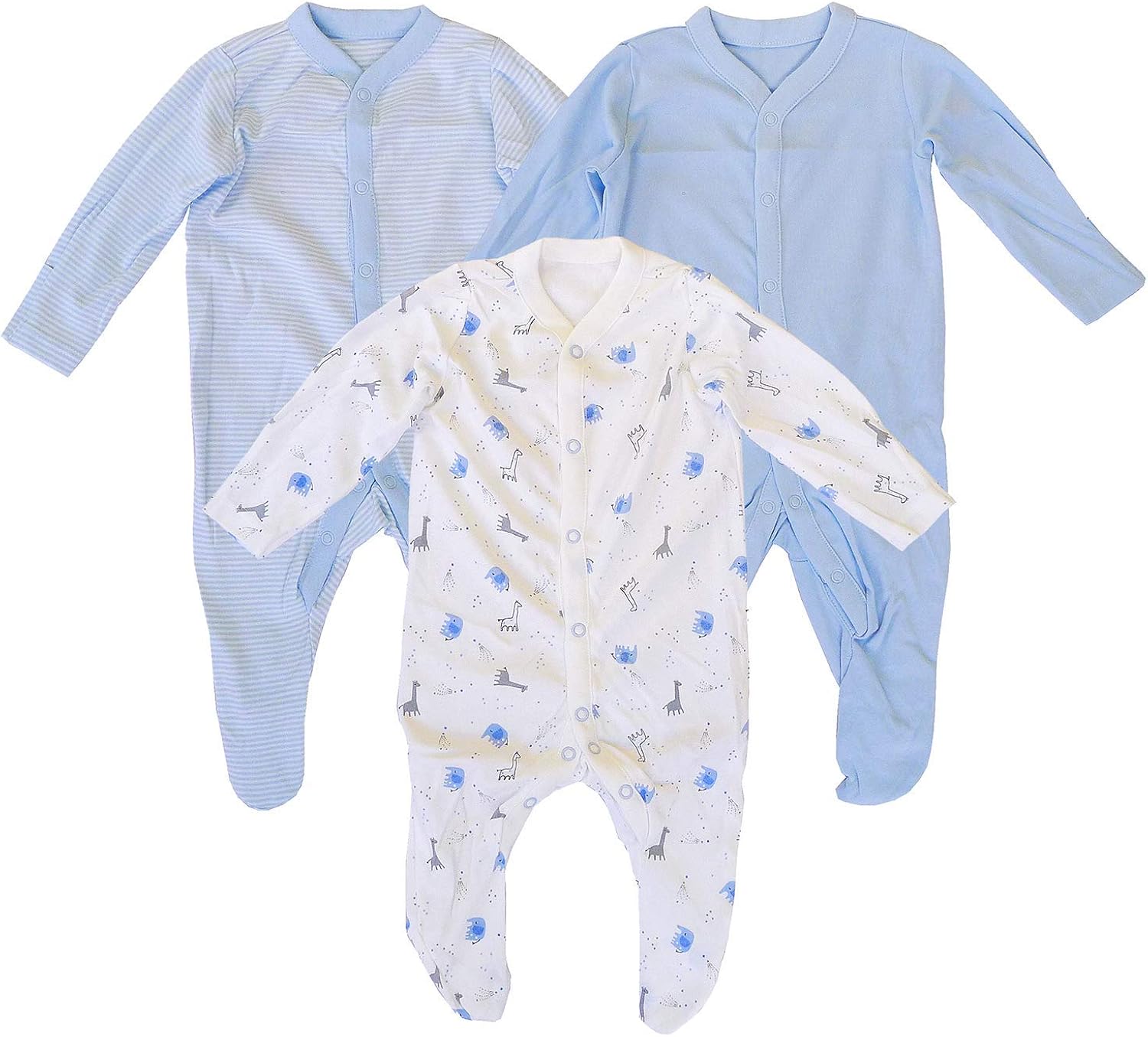 giraffe baby sleepsuit