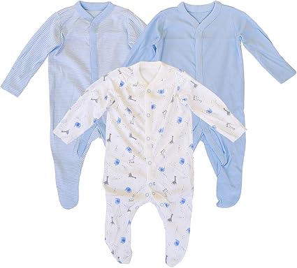 giraffe baby sleepsuit