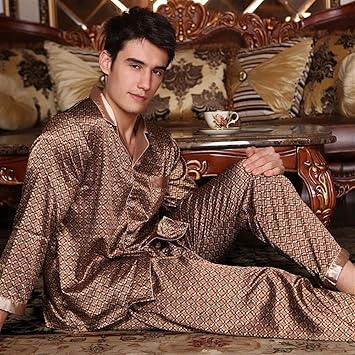 New Luxury Pajamas Men Paisley Pattern 