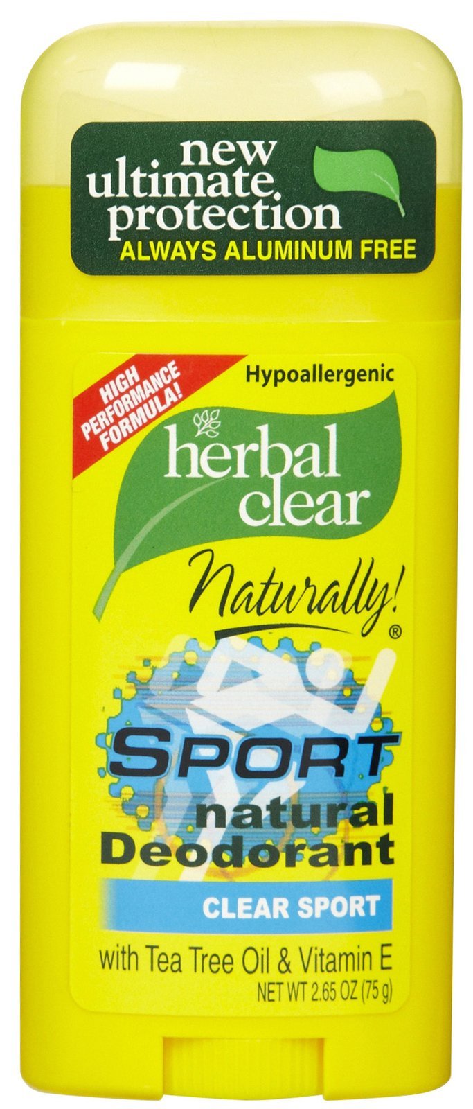 Herbal Clear Natural Deodorant Clear Aloe Fresh 2.65 oz