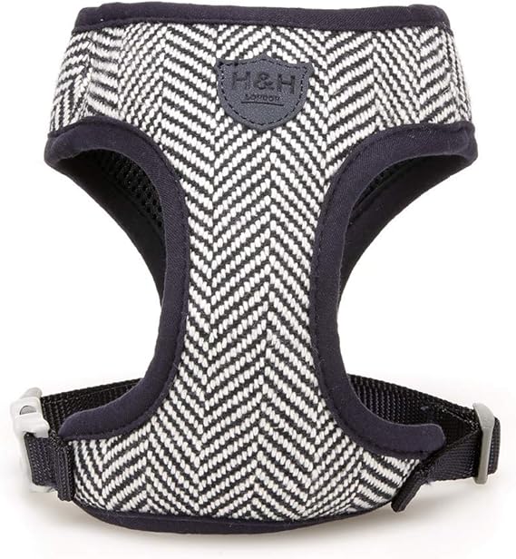 Hugo & Hudson Herringbone Dog Harness, XSmall, Navy Amazon.co.uk Pet Supplies
