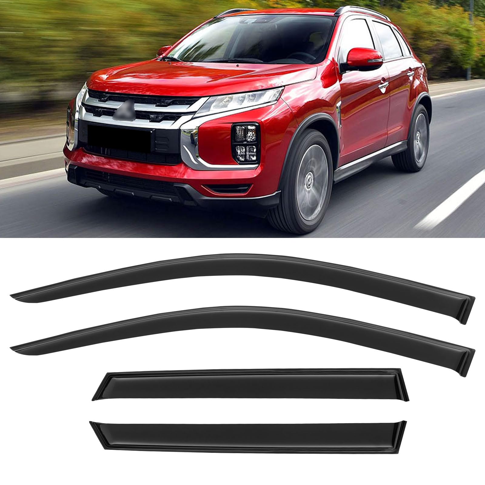 Window Visors Rain Guards Shield for 2011-2025