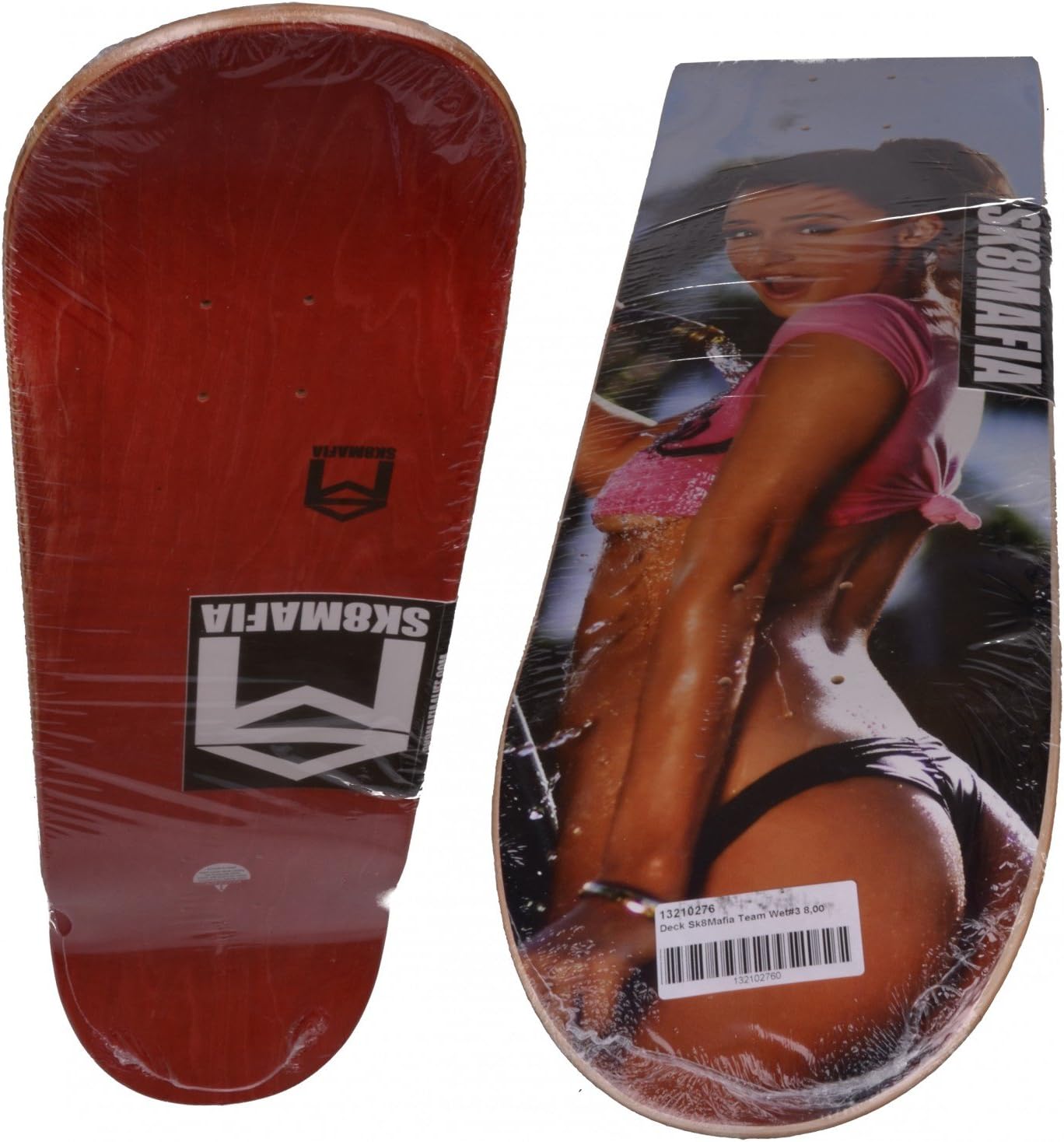 Monopatín skate skateboard Sk8mafia (free griptape). Wet III 8.0