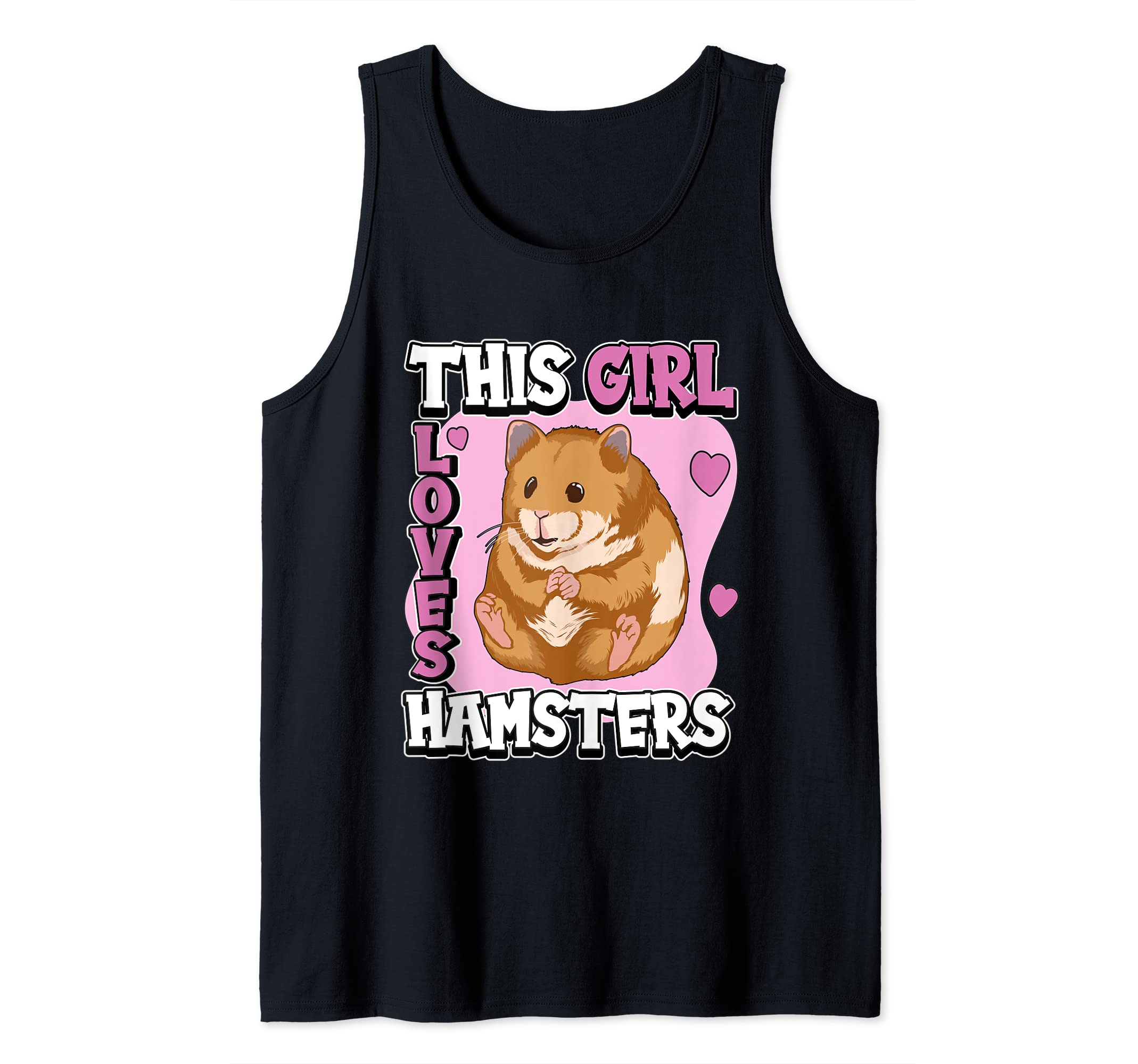Kids Hammy This Girl Loves Hamsters Tank Top